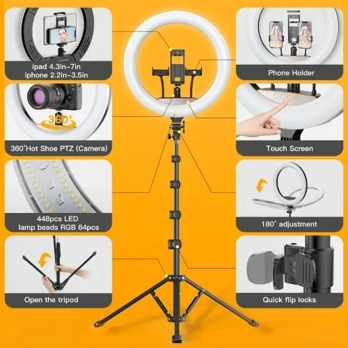 Ring Light 14 Inches With Tripod Stand 