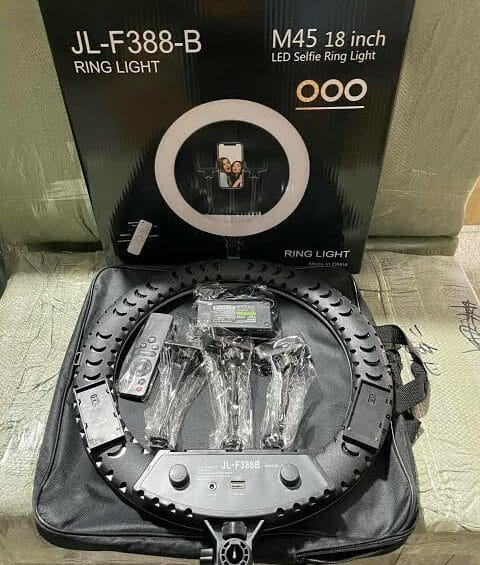 18-Inch Rechargeable Ring Light WITH BATTERY