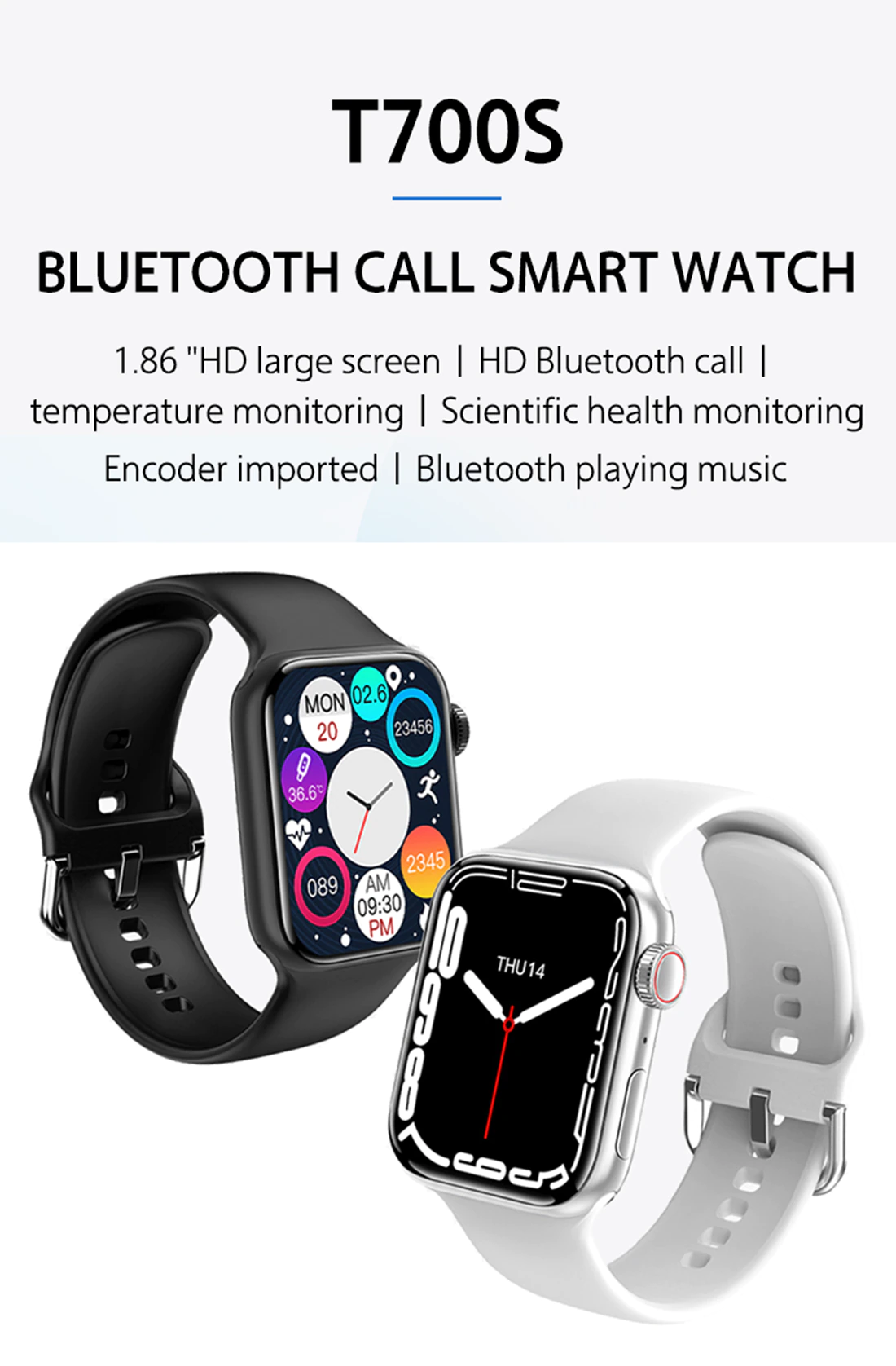 T700s BIG SCREEN SMART WATCH