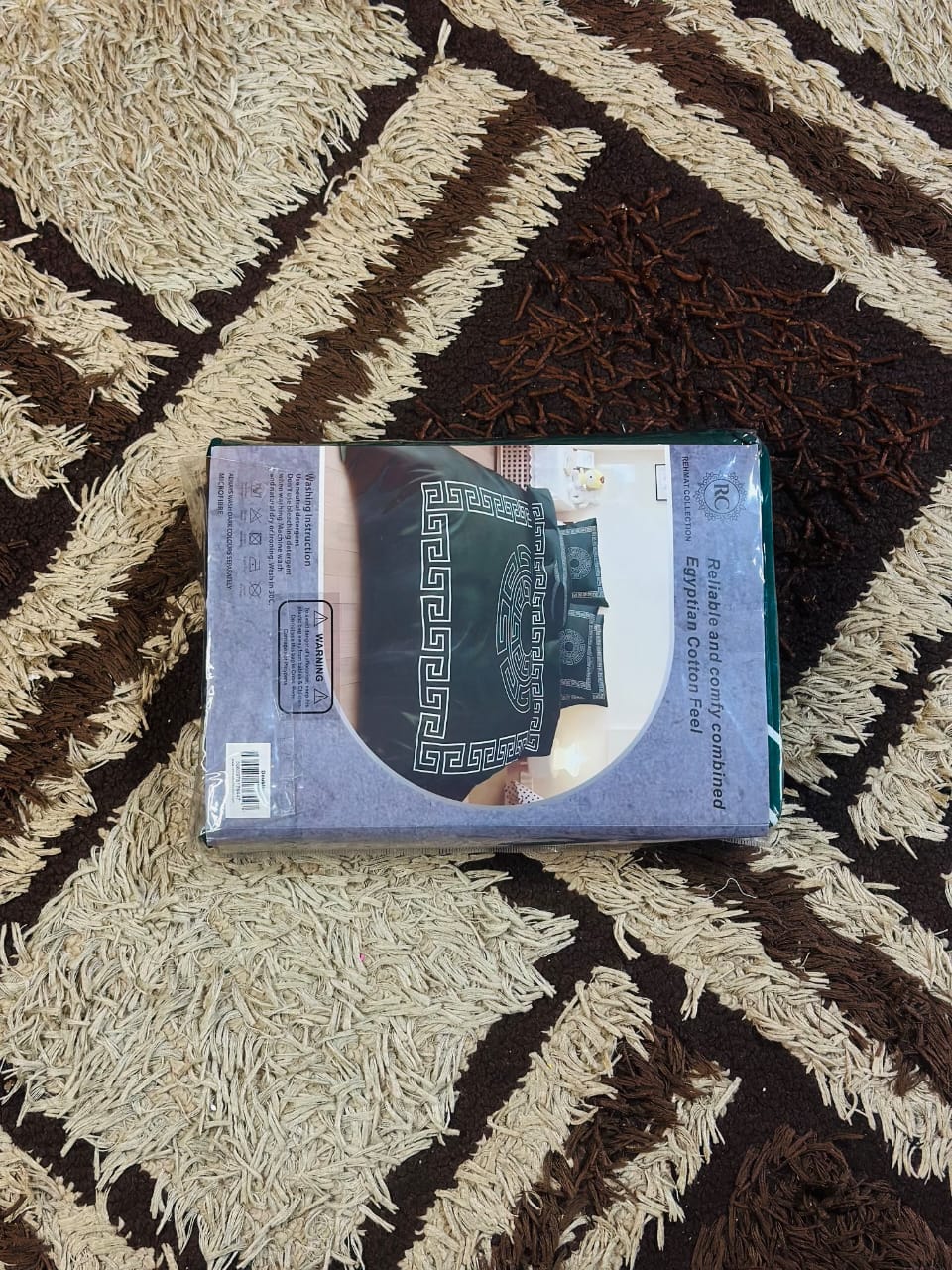 Egyptian cotton feel bedding set