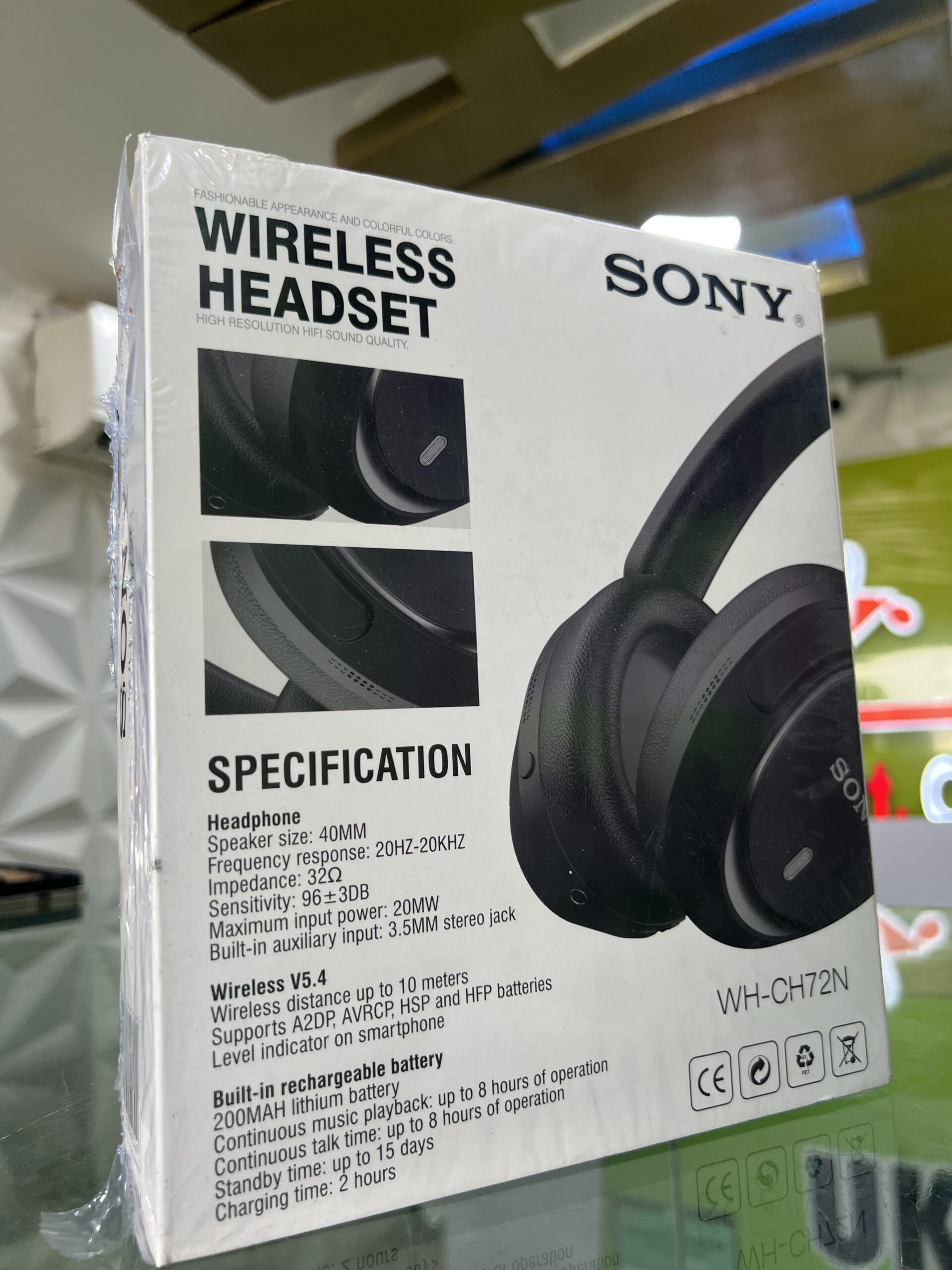 SONY EXTRA BASS WH-CH72N