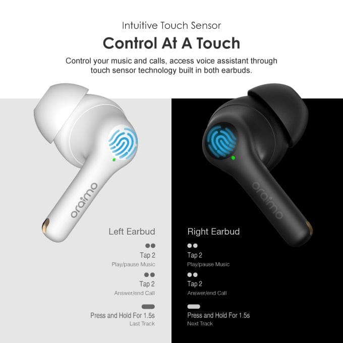 Oraimo FreePods 3 ENC  Wireless Earbuds
