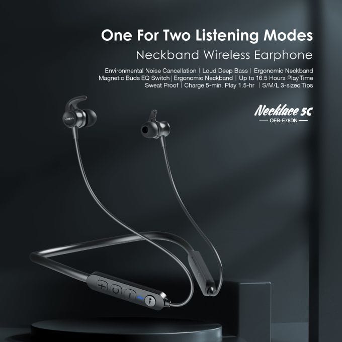 Oraimo Necklace 5C-Neckband Earphone