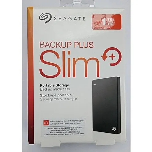 1TB Seagate Portable HDD