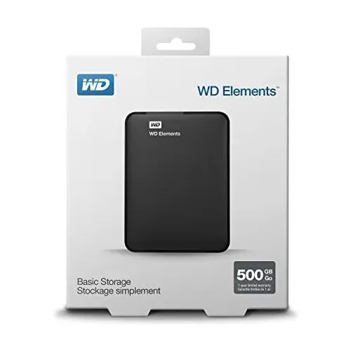WD External Hard Drive 500GB