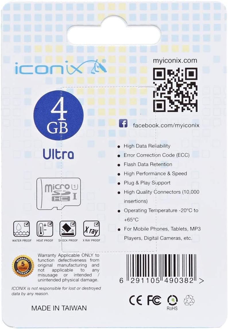 4GB ICONIX MEMORY CARD