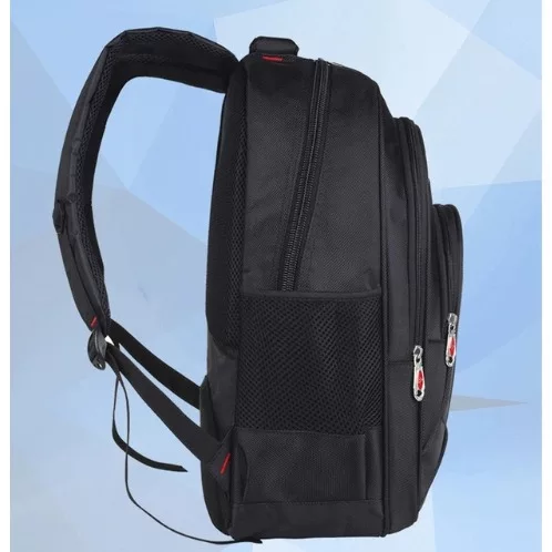Swiss Polo Laptop Backpack - Black