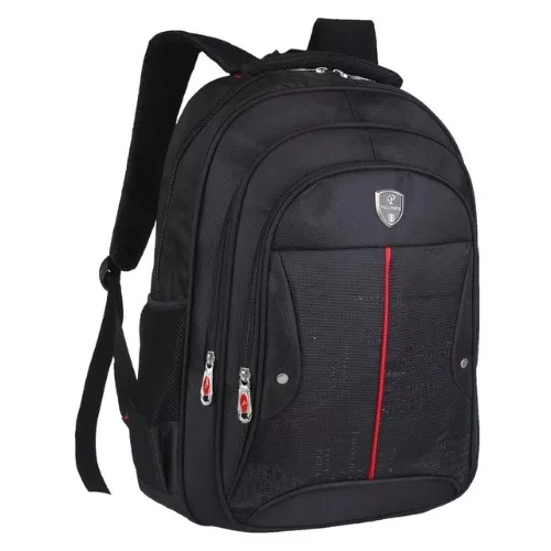 Swiss Polo Laptop Backpack - Black