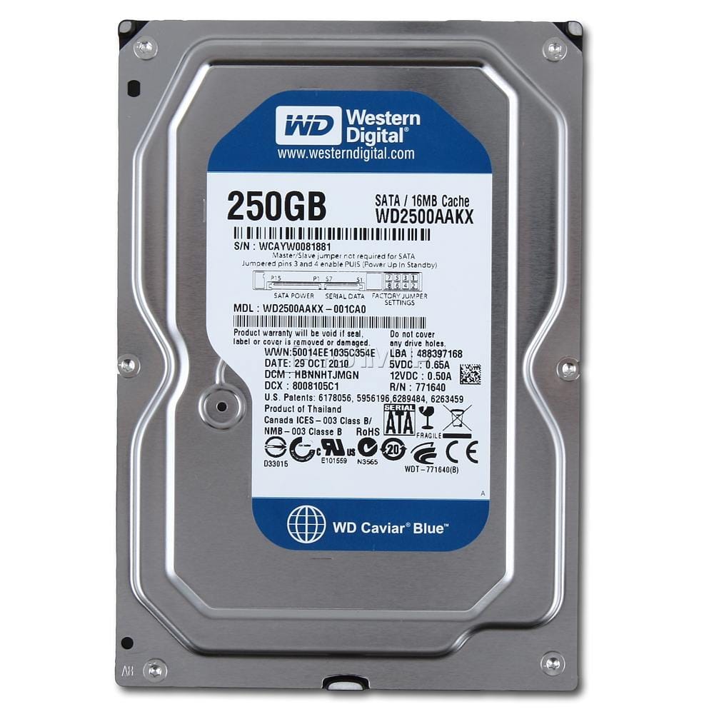 LAPTOP 250GB HDD