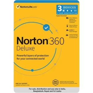 Norton 360 Deluxe - Protect Up to 3 Devices