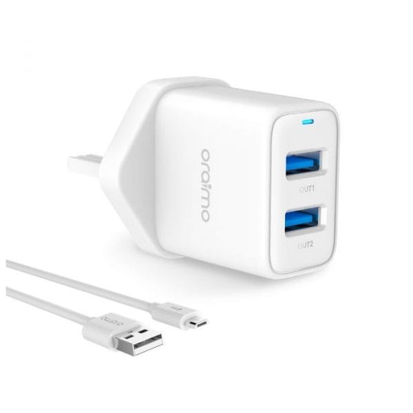 Oraimo Firefly 2 5.0V/2.1A Dual USB Charger