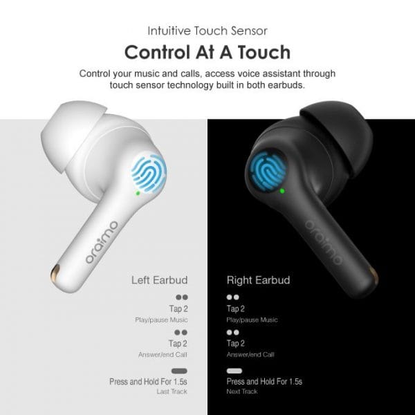 Oraimo FreePods 3 ENC  Wireless Earbuds - Image 4
