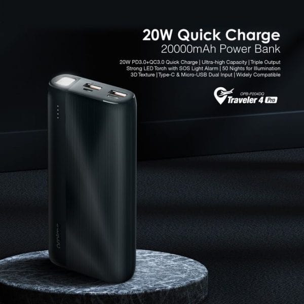 Oraimo Traveler 4 Pro 20000mAh Power Bank - Image 2