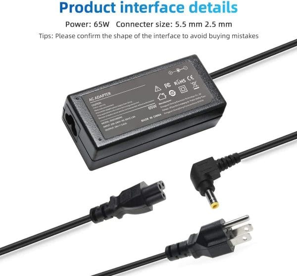 Toshiba Charger AC Adapter - Image 3