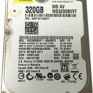 Western Digital Notebook Hard Drive