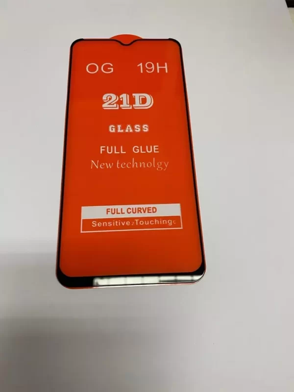 X608 (Infinix hot 6 PRO) 11H OG 21D Big Shinning Curve Edge Full Glue, Clarity and High-Response Touch Preserve, Fast exhaust, 9H hardness for maximum protection, Ultra-thin but strong hardness, This tempered glass screen protector is chemical processed real glass, it features high transparency, high sensitivity and delicate touch feeling. This 11H Tempered Glass is TEN time stronger than normal. ... Protection from scratches Anti-shatter Full Glue Film If broken, the tempered glass breaks into small pieces that are not sharp, making it safe and more protect able for user. High quality 11H Tempered glass screen protector with 9h hardness and smooth curvature gives your phone that perfect fitting. Full screen protection. Perfect screen guard for your phone. New Full Cover Tempered Glass technology 21D, with glue on its entire surface and curved edges so that it "sits" perfectly on the screen. It is stable and does not affect the contrast, brightness, colors and sensitivity of the screen at all. Also, having curved "corners", it is compatible with almost all cases on the market. It is very easy to install, unlike the common 5D and 9D windows and does not leave unsightly blisters that can easily be created in the rest. This is the best protection for your mobile screen! Others Important Features Big Shinning Edges Curve. Fast Exhaust. Sensitive Touching.