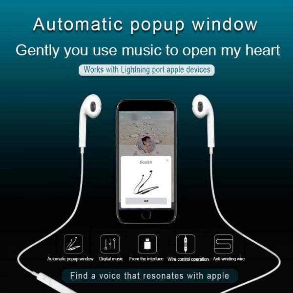 pop up window earphones