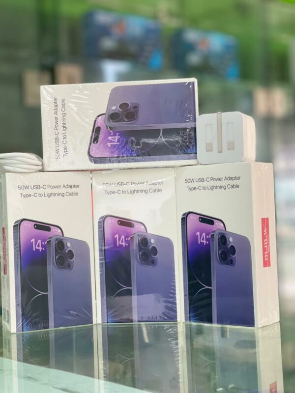 50W Dual -Type C Lighting Super Fast iPhone Charger2