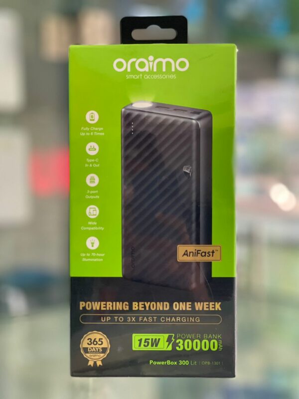ORAIMO 3000mAh Power Bank1